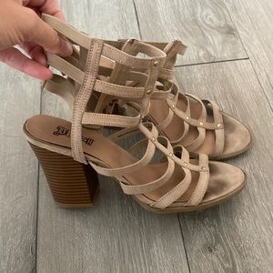 Nude Strap Heels